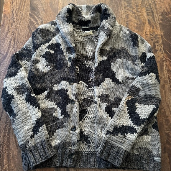 [Special] Ralph Lauren Denim & Supply Camo Shawl Cardigan Military Sweat… - Picture 3 of 14